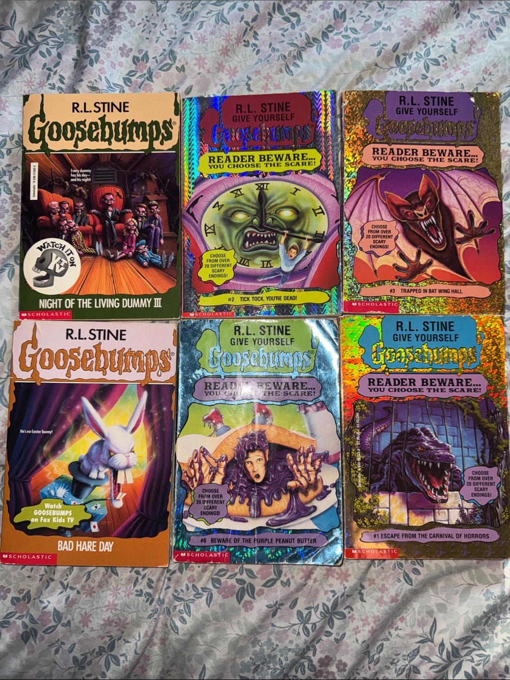 Vintage Goosebumps Books